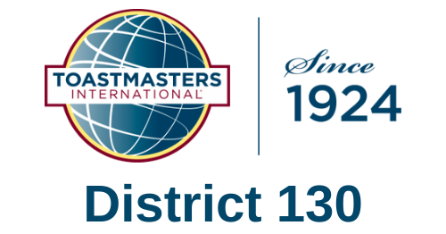 District 130 Toastmasters Logo